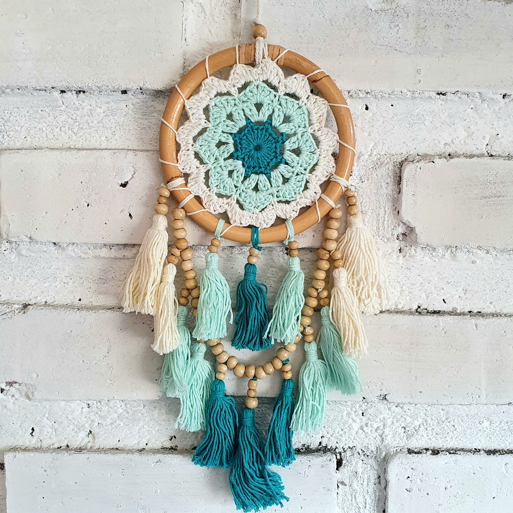 Small Round Dream Catcher Tosca (W) – Canggu & Co