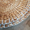 Natural Woven Banana Leaf Round Dining Placemats - Canggu & Co