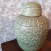 Hand Painted Eastern Style Glazed Pottery Vases - Canggu & Co