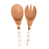 Wooden Shell Curved Handle Spoons Salad