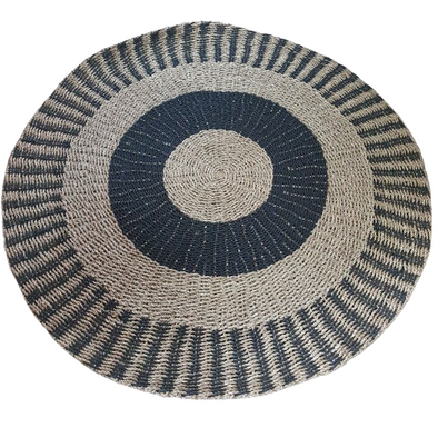 Round Floor Mat NB with Parallel Lines