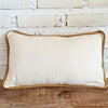 New Plain Cotton Cushion with Edge (Mustard)