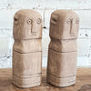 Carved Tribal Stone Men1 With or Without Stand