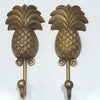 Antique Brass Pineapple Hooks
