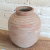 Round Pottery With Lines