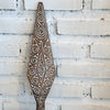 Tribal Carved Wooden Canoe Paddle with String