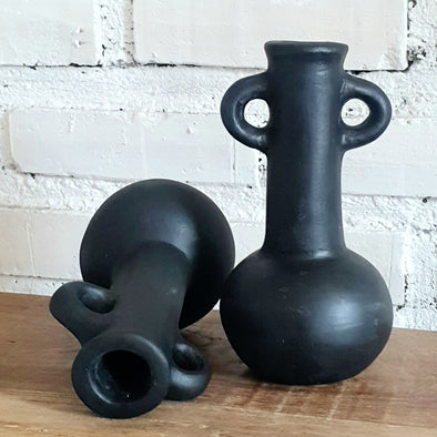 Small Black and White Pottery