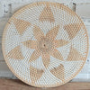 Rattan Placemat With Flower Motif