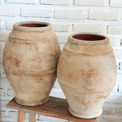 Brownwash Pottery Pot