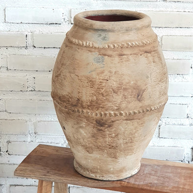 Brownwash Pottery Pot