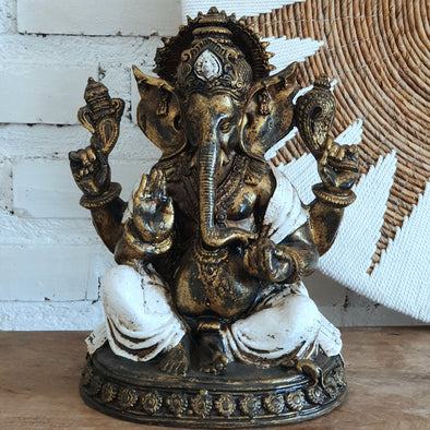 Antique White Ganesha