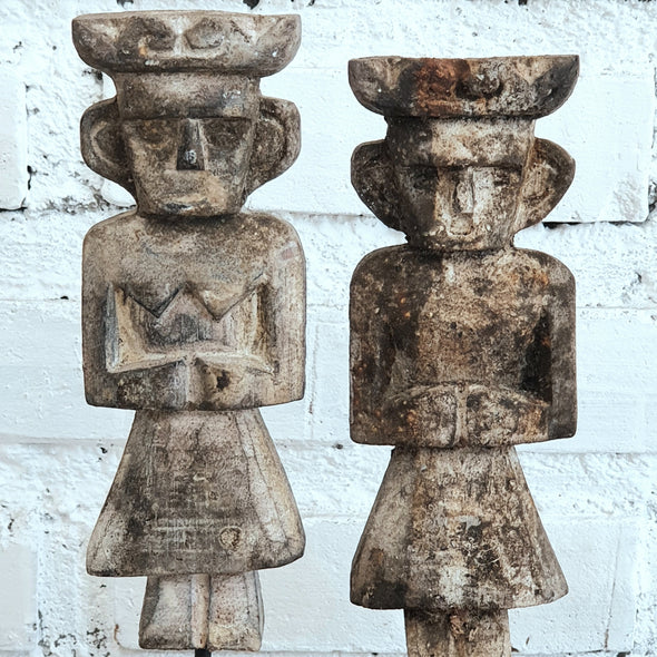 Tribal Wooden Statue With Stand