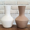 White & Brown Pottery Vase