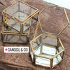 Small Hexagon Jewelry Box (W)