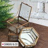 Small Hexagon Jewelry Box (W)