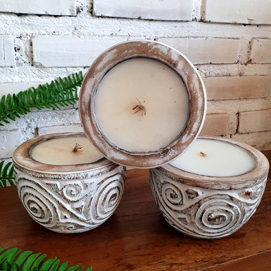 Zuma Wooden Carved Candles