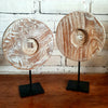 Round Wooden Decor With Stand