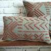 Arrow Embroided Motif Cotton Cushions