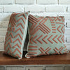 Arrow Embroided Motif Cotton Cushions