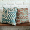 Arrow Embroided Motif Cotton Cushions