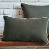 New Multi-colors Cotton Cushion with Piping