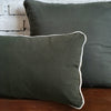 New Multi-colors Cotton Cushion with Piping