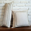 Modern Arrow Stitch Pattern Linen Cushion