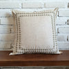 Modern Arrow Stitch Pattern Linen Cushion