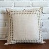 Modern Arrow Stitch Pattern Linen Cushion