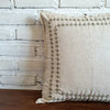 Modern Arrow Stitch Pattern Linen Cushion