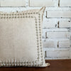 Modern Arrow Stitch Pattern Linen Cushion