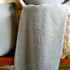 New Multi-colors Cotton Throw with White Tassel