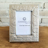 Aluminium Carved Dotty Photo Frame Set