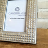 Aluminium Carved Dotty Photo Frame Set