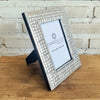 Aluminium Carved Dotty Photo Frame Set