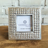 Aluminium Carved Dotty Photo Frame Set