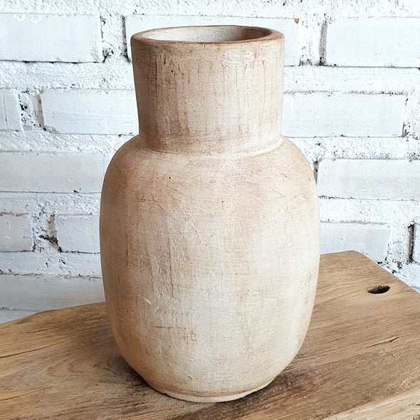 Antique Cylinder Shaped Vase