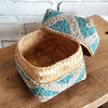 Bead & Shell Bamboo Square Boxes