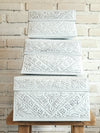 Balinese Aluminium Square Box Set of 3