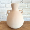 Elegant Vase with Rounded Body and Dual Handles