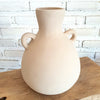 Elegant Vase with Rounded Body and Dual Handles