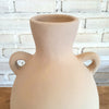 Elegant Vase with Rounded Body and Dual Handles