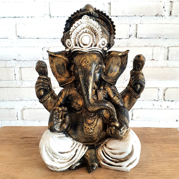 Antique White Ganesha