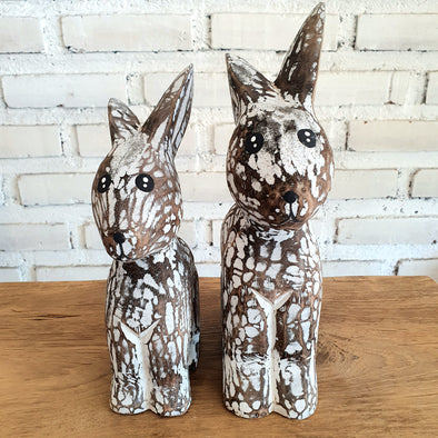 Carved Wooden Rabbit