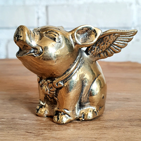 Brass Winged Pig