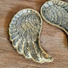 Brass Decorative Plate Featuring Wings Motif