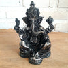 Plain & Antique Ganesha Resin Statue Decor Small