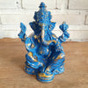 Plain & Antique Ganesha Resin Statue Decor Small