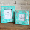 Aluminium Carved Dotty Photo Frame Set