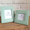 Aluminium Carved Dotty Photo Frame Set